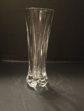 DePlomb Crystal Bud Vase. Vintage.